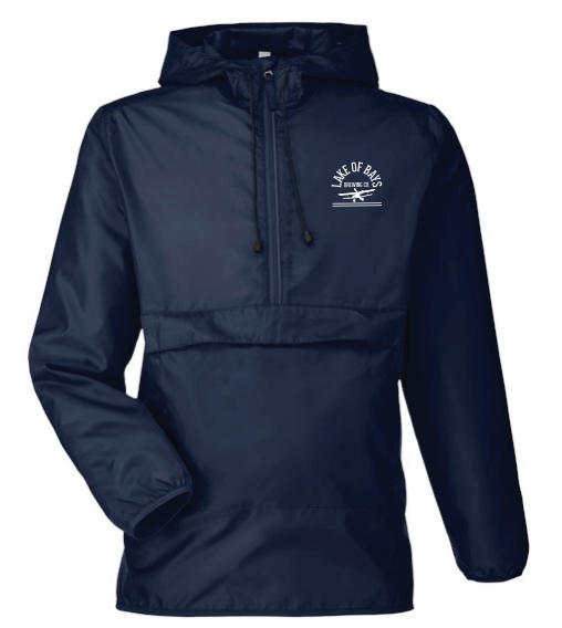 Lake of Bays Brewing Anorak Jacket- Navy