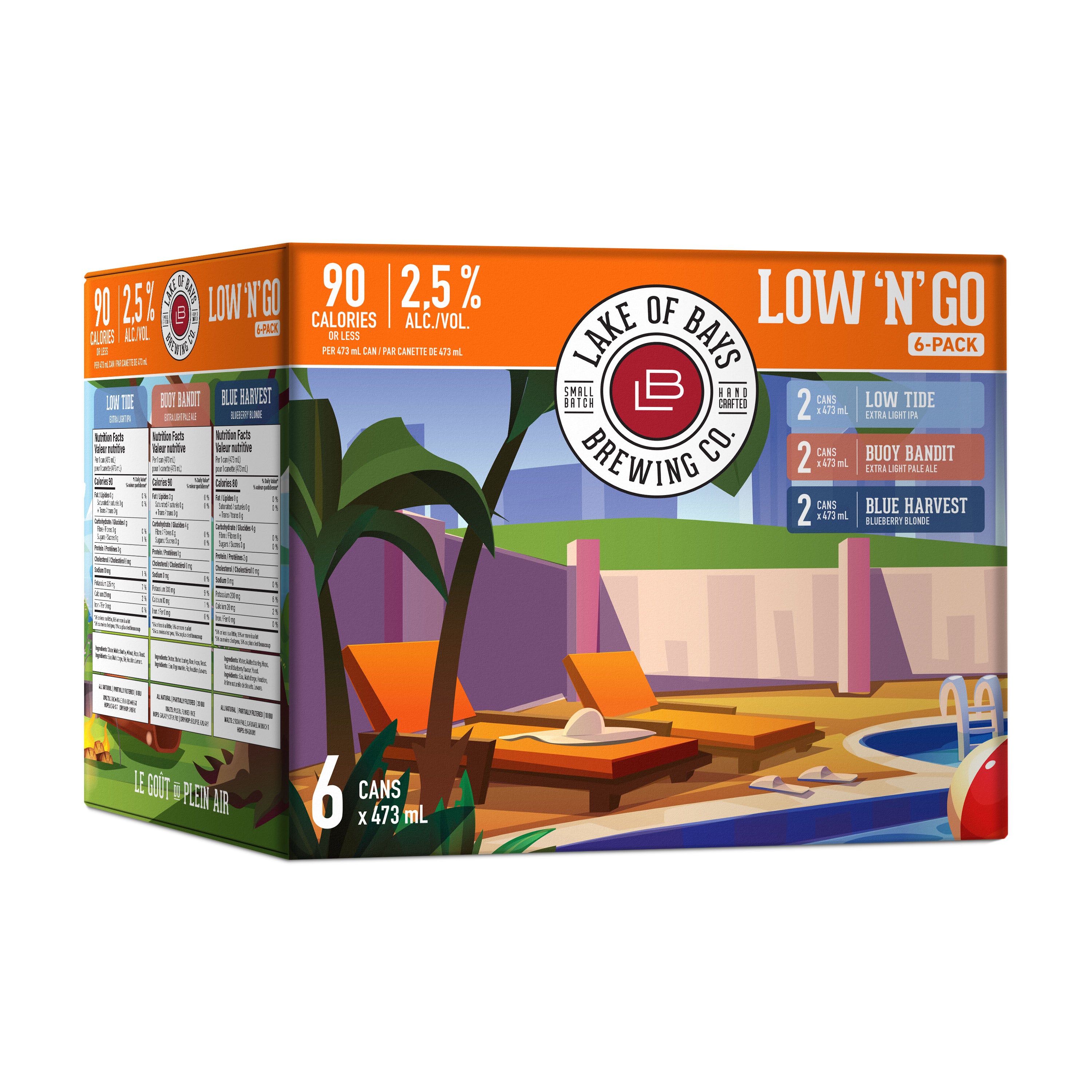 Lake of Bays Brewing Low N Go Mixed Pack