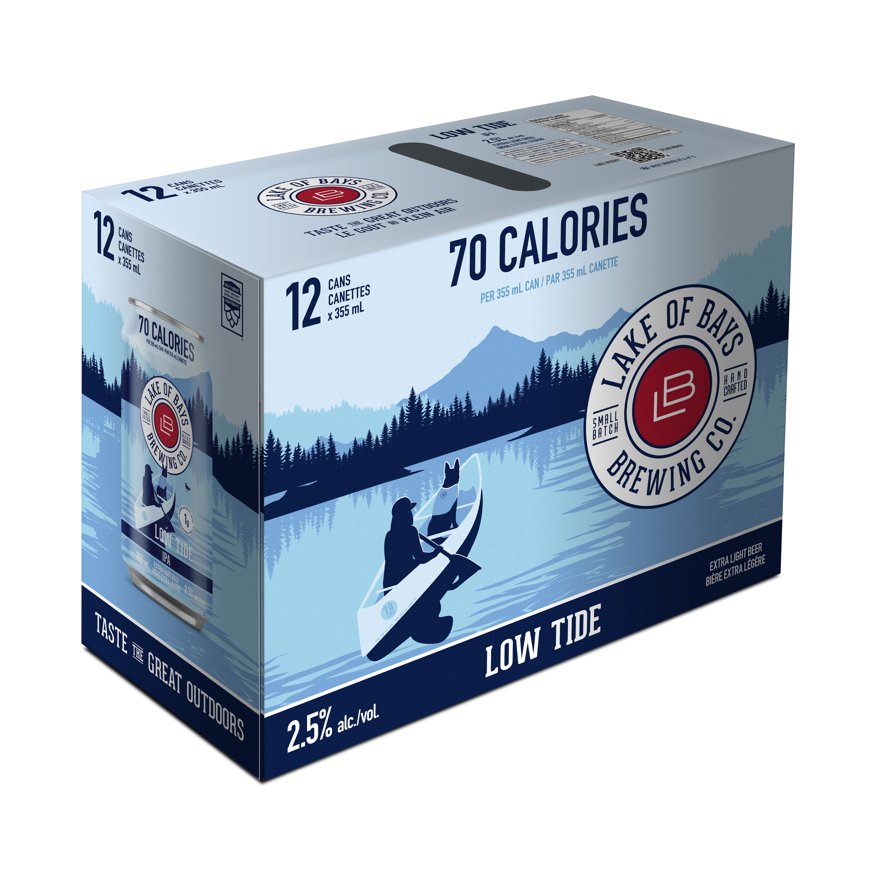 Lake of Bays Brewing Low Calorie Beer Beer 355ml 12 pack