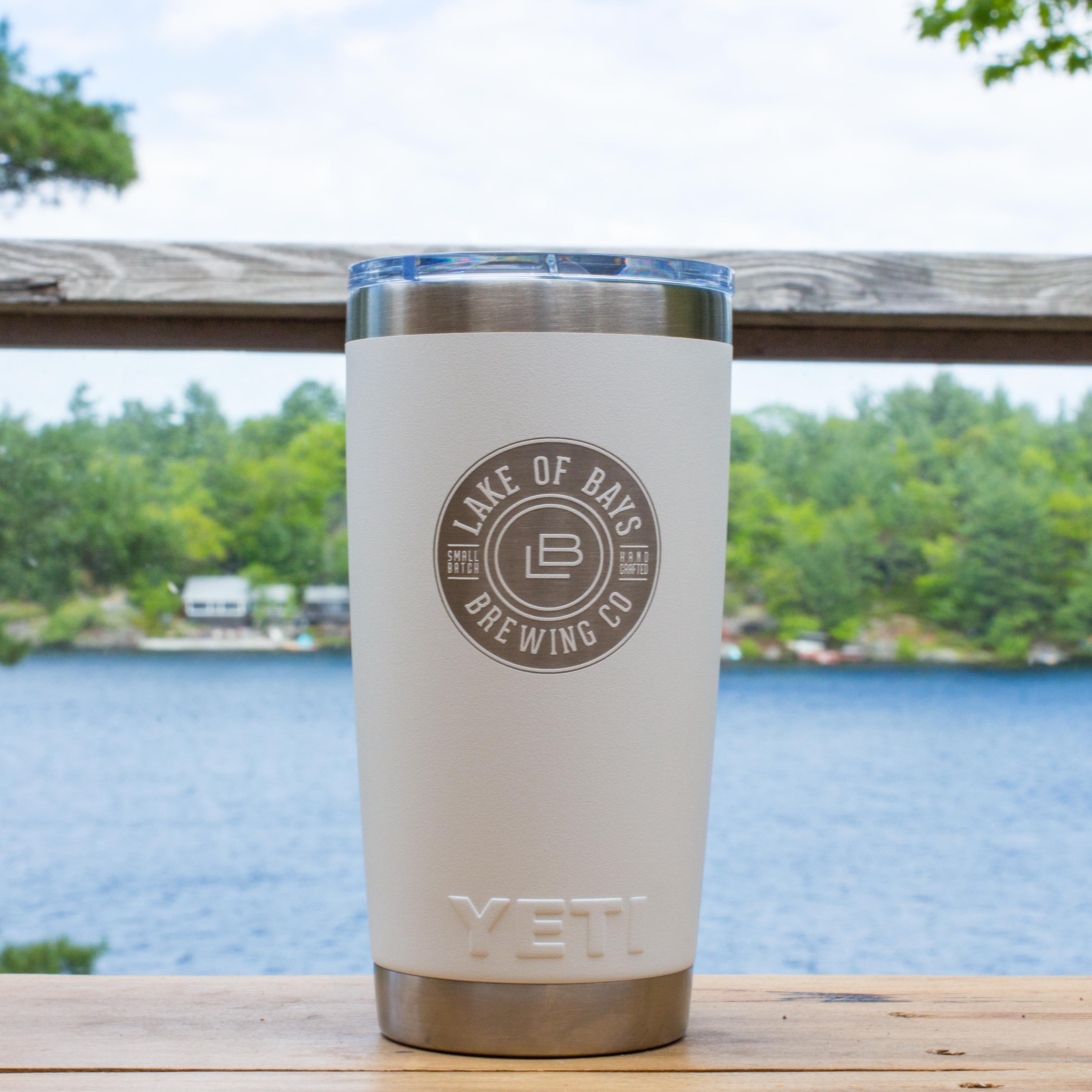 White YETI Rambler