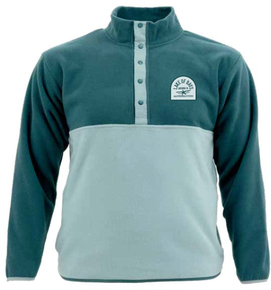 Lake of Bays Brewing Fleece Pullover - Teal