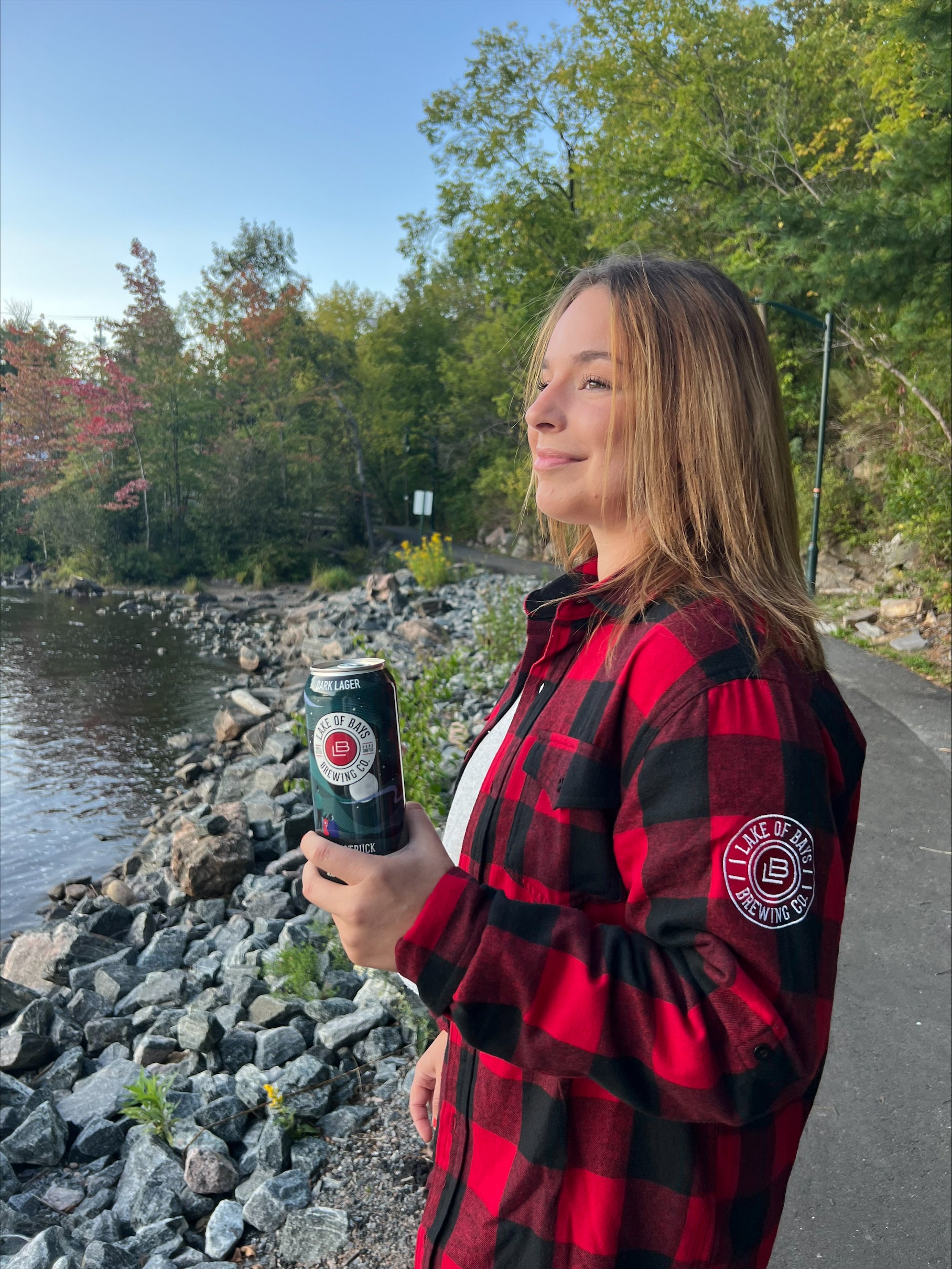 Lake of Bays Brewery Red/Black Flannel